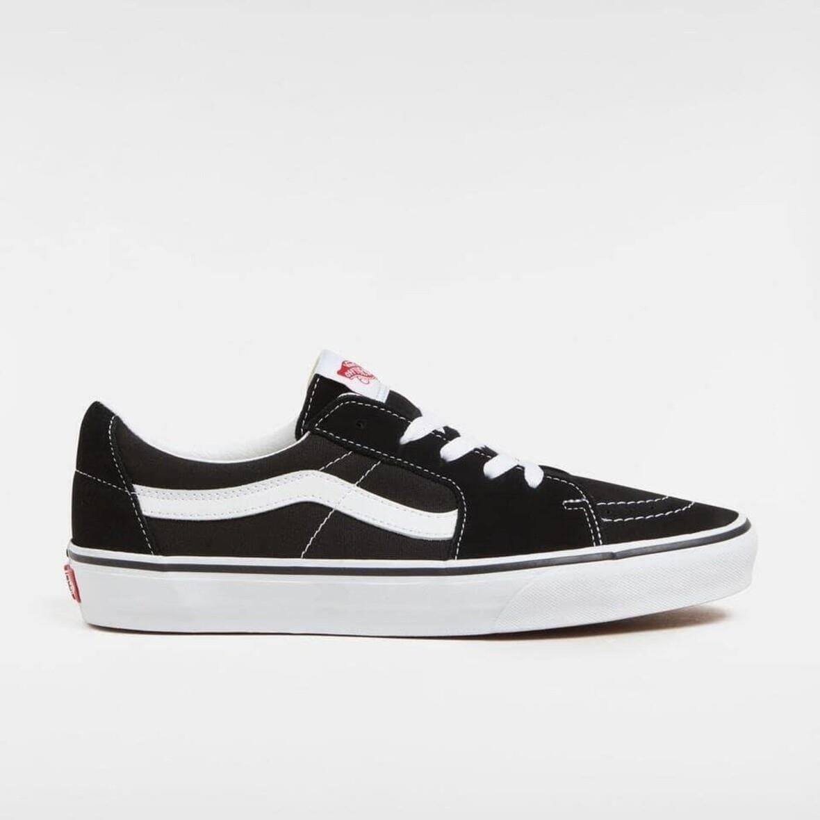 Vans SK8-Low Kadın Ayakkabı - Siyah / Beyaz