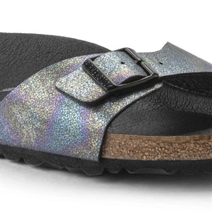 Birkenstock Madrid Vegan Bayan Terlik - Iridescent Black