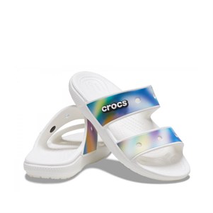 Crocs Classic Crocs Solarized Sandal Bayan Terlik - Beyaz / Multi