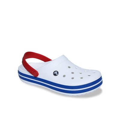 Crocs Crocband Bayan Terlik - White/Blue Jean