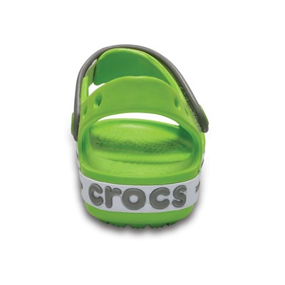 Crocs Crocband Sandal Kids Çocuk Terlik & Sandalet - Volt Green/Smoke (Volt Yeşil/Duman)