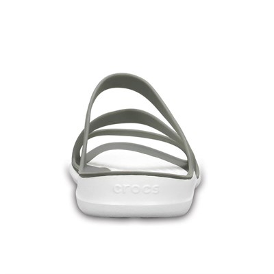 Crocs Swiftwater Sandal W Bayan Terlik - Smoke/White