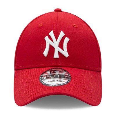 New Era Şapka - 9FORTY League Basic New York Yankees Scarlet/Optic White