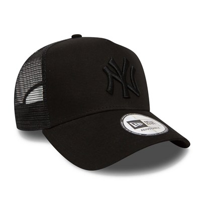 New Era Şapka - Clean Trucker New York Yankees Black/Black