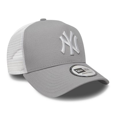 New Era Şapka - Clean Trucker New York Yankees Gray/Optic White