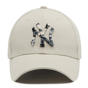 New Era Şapka - Camo Infill 9FORTY New York Yankees Krem