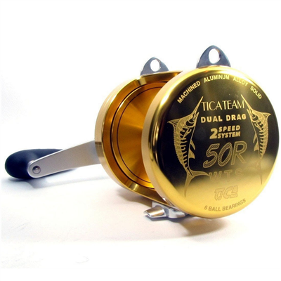 50R/WTS 2 Speed Golden Series Reel