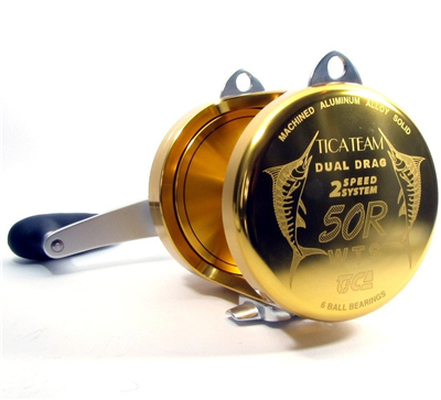 50R/WTS 2 Speed Golden Series Reel