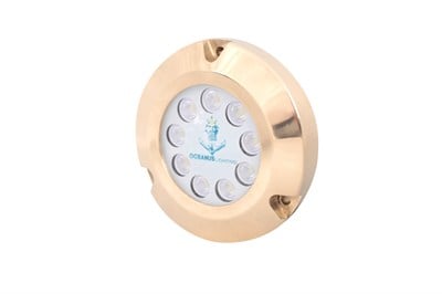 9 LED Su Altı Aydınlatma Lambası (Bronz RF7)