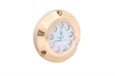 9 LED Su Altı Aydınlatma Lambası (Bronz RF7)