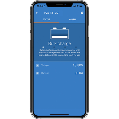 Blue Smart IP22 Battery Charger 12V/30Ah 3 Çıkışlı