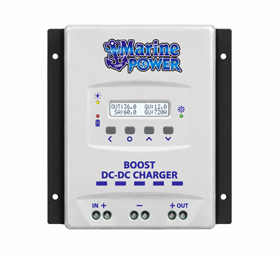 BOOST DC-DC Akü Şarj Cihazı 12V-24/36/48 60AH (Bluetooth-Ekran)