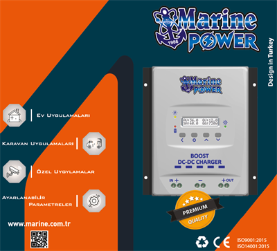 BOOST DC-DC Akü Şarj Cihazı 12V-24/36/48 60AH (Bluetooth-Ekran)