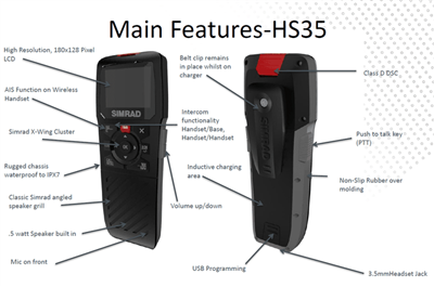 HS 35 VHF Wireless Handset