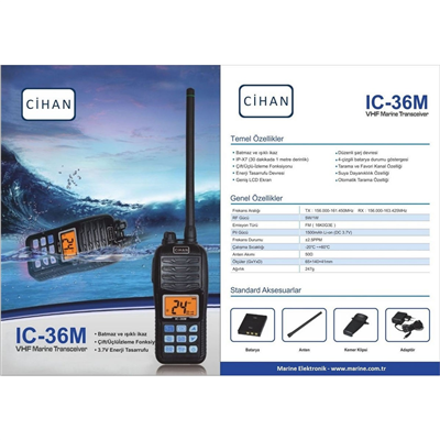 IC-36m VHF Marin El Telsizi