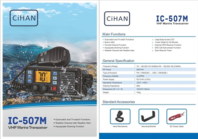 IC-507m VHF Marin Telsiz
