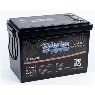 Lityum LiFePO4 12V/300Ah 6000Cycle Akü (Monitör+Bluetooth)