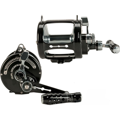 Monster Game PE20 II-Speed Black/Gray Trolling Reel