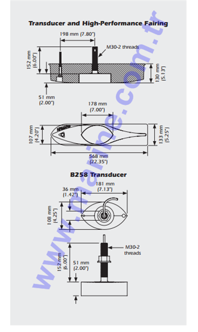 XSonic B258 1Kw 50/200kHz Bronz Ayna