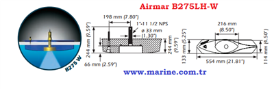 XSonic B275LH-W 1Kw Bronz Chirp Ayna