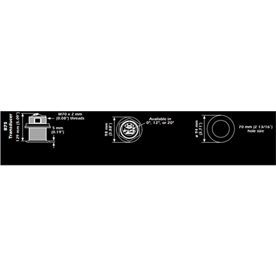 XSonic B75M 20° 600w Chirp Ayna