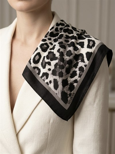 LEOPAR %100 İPEK FULAR