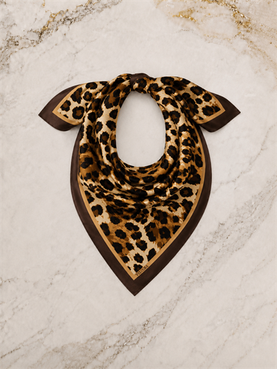 LEOPAR %100 İPEK FULAR