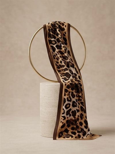 LEOPAR %100 İPEK FULAR