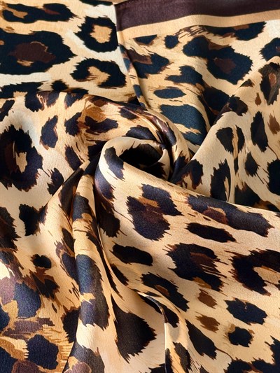 LEOPAR %100 İPEK FULAR
