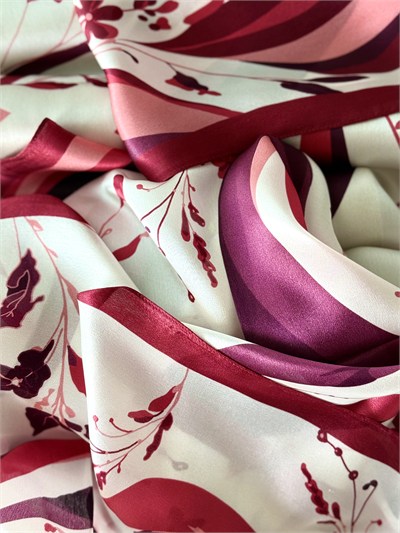 MAREA BORDO %100 İPEK FULAR
