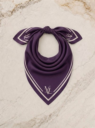 SIGNATURE MOR %100 İPEK FULAR