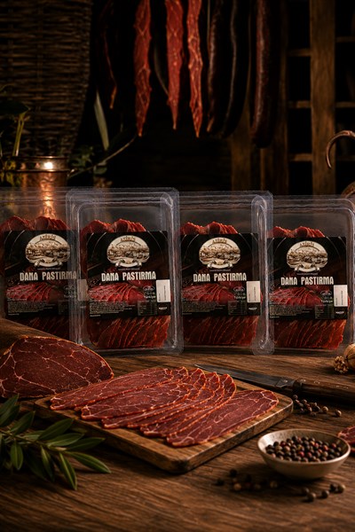 Dana Biftekten Dilimli Pastırma 320 gr Çemensiz Kayseri Usulü Kahvaltılık
