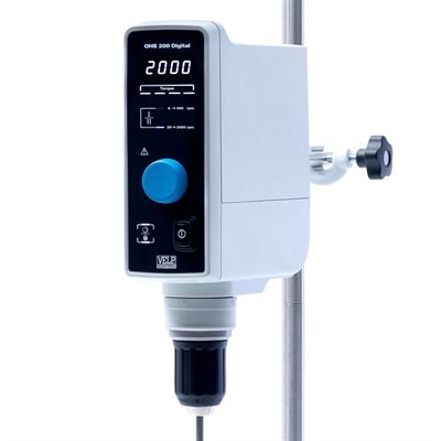 VELP OHS 200 Dijital Mekanik Karıştırıcı 2.000rpm 100litre 200Ncm 100.000mPas