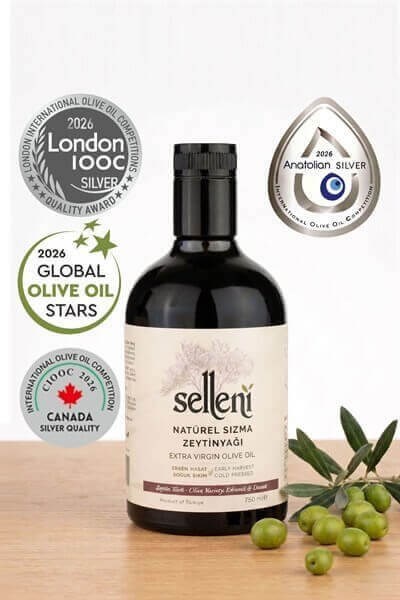 Selleni Erken Hasat Soğuk Sıkım Edremit & Domat Blend 750 ml