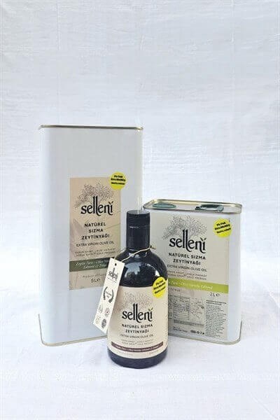 Selleni Soğuk Sıkım Zeytinyağı / Üçlü Set