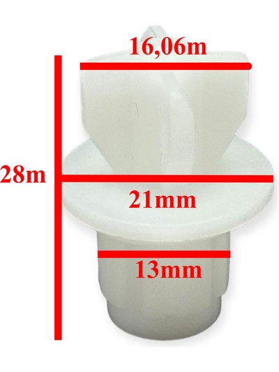 Arnica Uyumlu Orbital Plus Blender Doğrayıcı Bıçak Üst Tepe Dişlisi (Ölçülere Dikkat Ediniz)