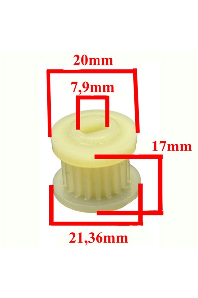 Arzum AR144 Prostar Mutfak Robotu Kayış Dişlisi