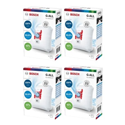 Bosch Uyumlu BSF 1000-1999 Ultra Süpürge Type G ALL Toz Torbası 16 Adet Kutulu
