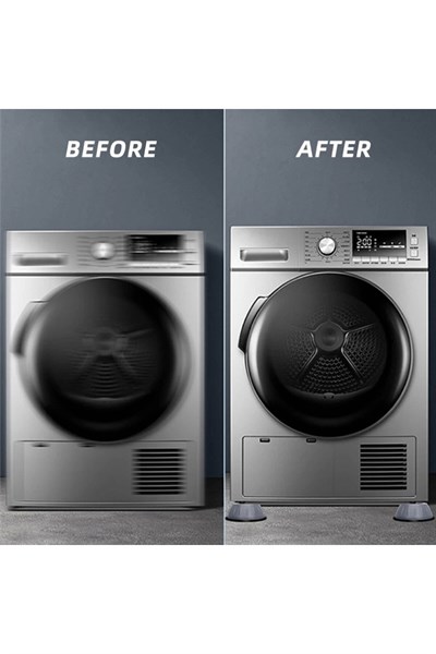 Grundig Gürültü Engelleyici Ve Kaymaz Titreşim Önleyici Kauçuk Ayak Pedleri Çamaşır Makinesi Stoper