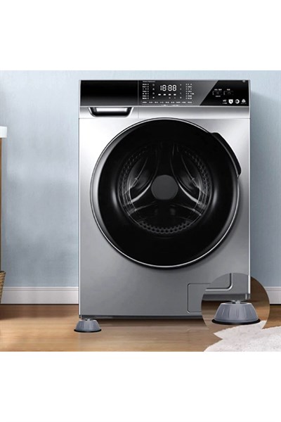Grundig Gürültü Engelleyici Ve Kaymaz Titreşim Önleyici Kauçuk Ayak Pedleri Çamaşır Makinesi Stoper