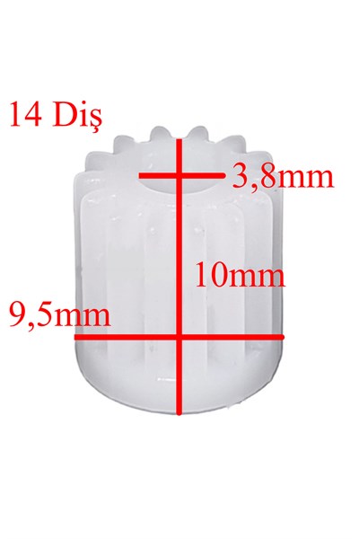 King K 966 Multi Blender Çırpıcı Dişli Kutusu Mil