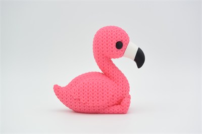 Örgü Flamingo - Dekoratif Figür