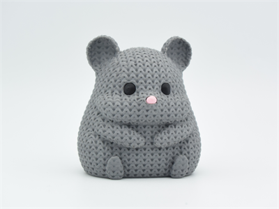 Örgü Hamster - Dekoratif Figür