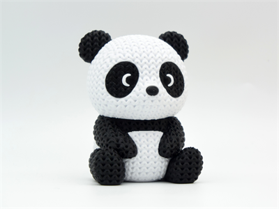 Örgü Panda - Dekoratif Figür