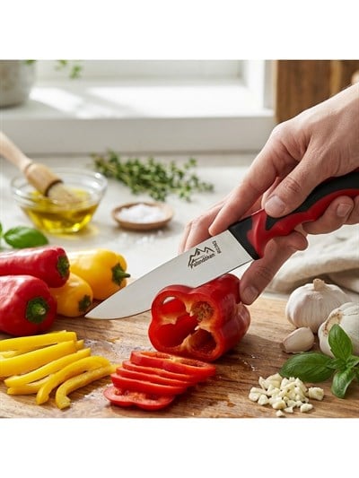 Palandöken R0362 Profesyonel Mutfak Ve Sebze Bıçağı - Paslanmaz Çelik Jilet Keskinliğinde 13 cm