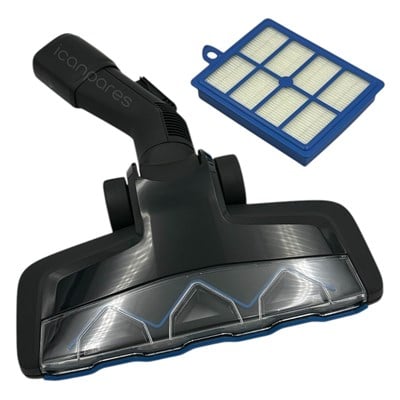 Philips Uyumlu XB 9185 Marathon Ultimate Tri Active Advance Emici Başlık ve Hepa Filtre