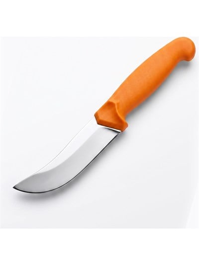 Profesyonel Kasap ve Mutfak Bıçağı - Kaymaz Turuncu Saplı Paslanmaz Çelik Yüzme Bıçağı