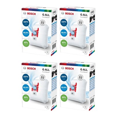 Siemens Uyumlu VS 10000-10999 Super Süpürge Type G ALL Toz Torbası 16 Adet Kutulu
