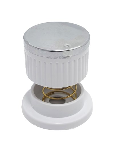 Simton Uyumlu Set Üstü Ocak Düğme Takımı Yaylı Beyaz - 4 lü Takım