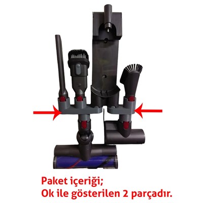 Süpürge Aksesuar Tutucu, Dyson Uyumlu V7, V8, V10, V11, V15 için Aksesuar Tutucu